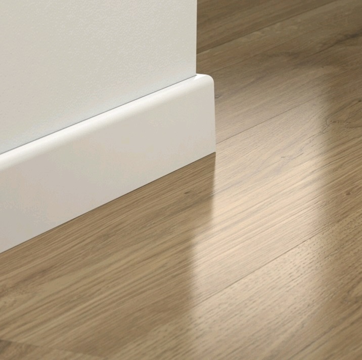Плинтус Pergo MDF 77 мм Белый