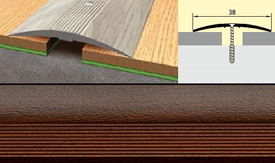 Стык 38 мм*18 м Венге