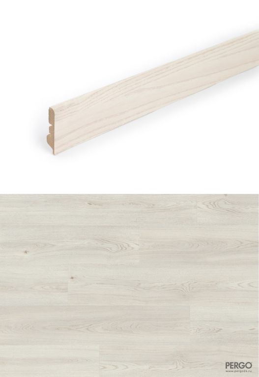Плинтус Pergo Stavenger MDF 77 мм Дуб Морской
