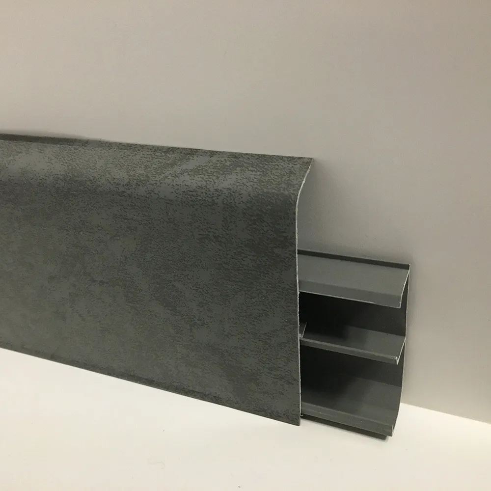 Плинтус ПВХ ROYCE Мрамор темный 