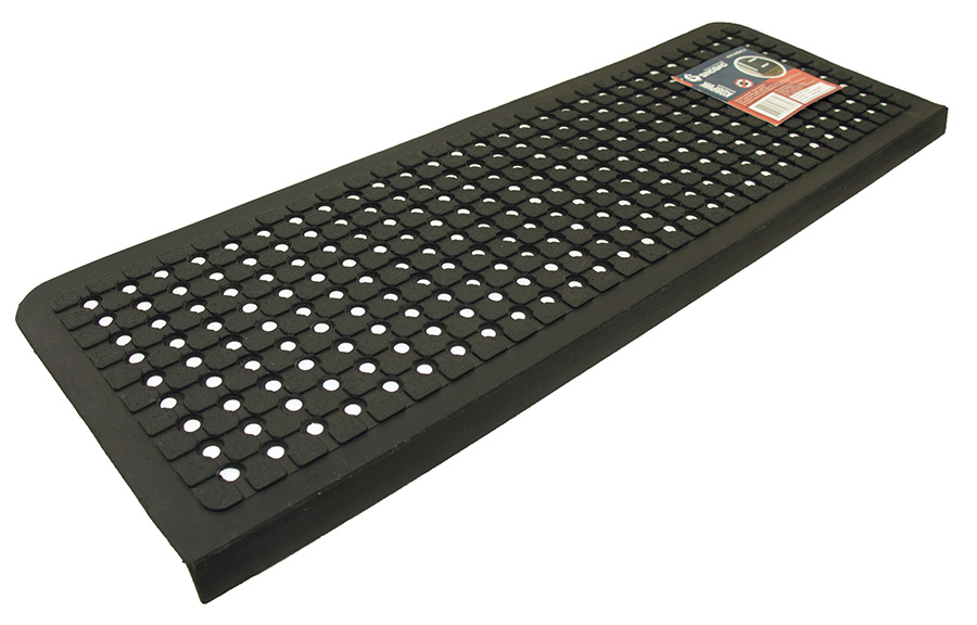 Коврик из резины на ступеньку RST009 025*075 черный