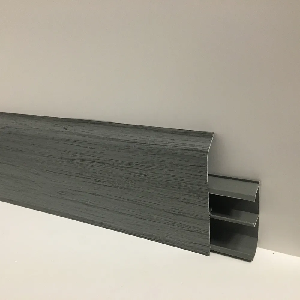 Плинтус ПВХ ROYCE Серебристый жемчуг