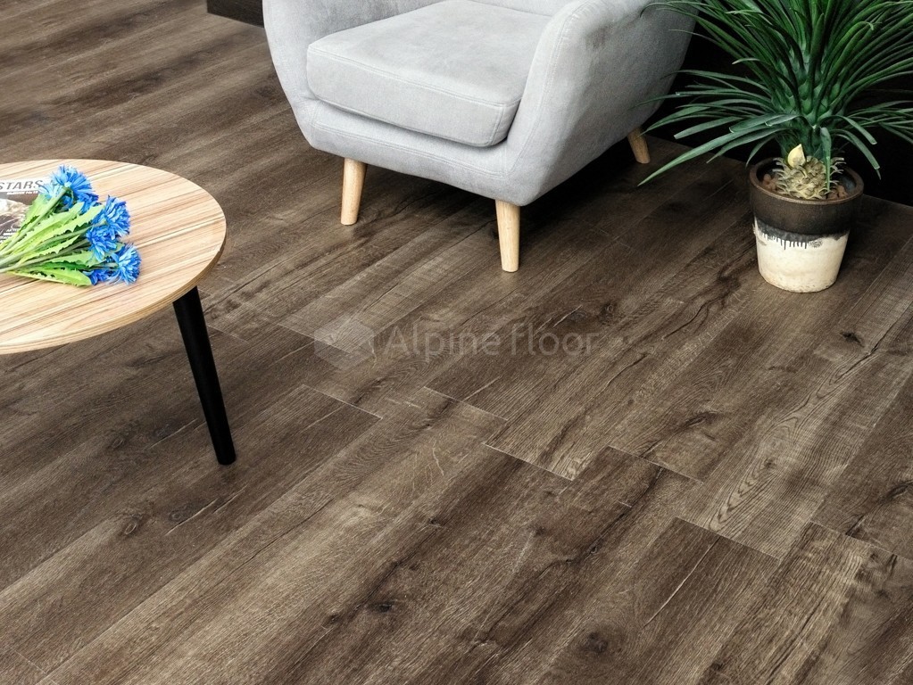 Плитка кварц-виниловая Alpine floor Real wood Дуб Vermont ЕСО 2-3 1220*183*6.0 0.55 